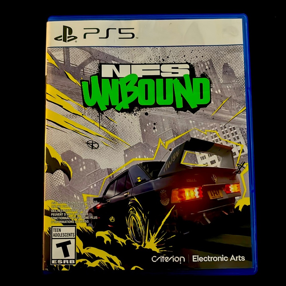 NFS UNBOUND PS5 game need for speed unbound PlayStation five game